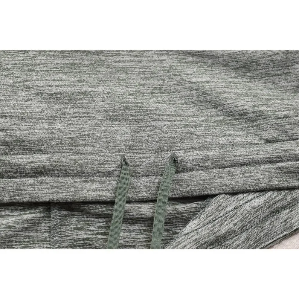 Nike Dri-FIT Women 2X Heather Green Cowl Neck Pullover Long Sleeve Training Top